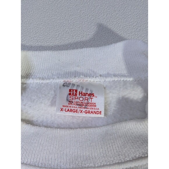 Vintage 90s Hanes West Virginia Mountaineers Sweatshirt Men XL Crewneck WVU - Picture 4 of 9